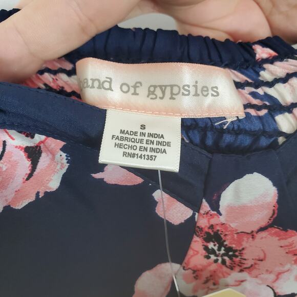 Band of Gypsies NWT floral maxi dress size small - Picture 5 of 5